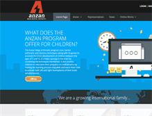 Tablet Screenshot of anzan.com